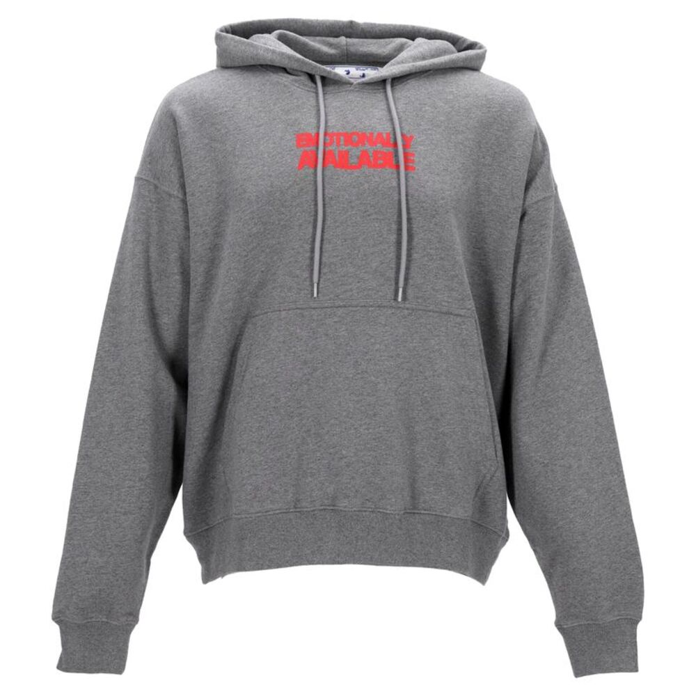 Off-White Hoodie grey with print